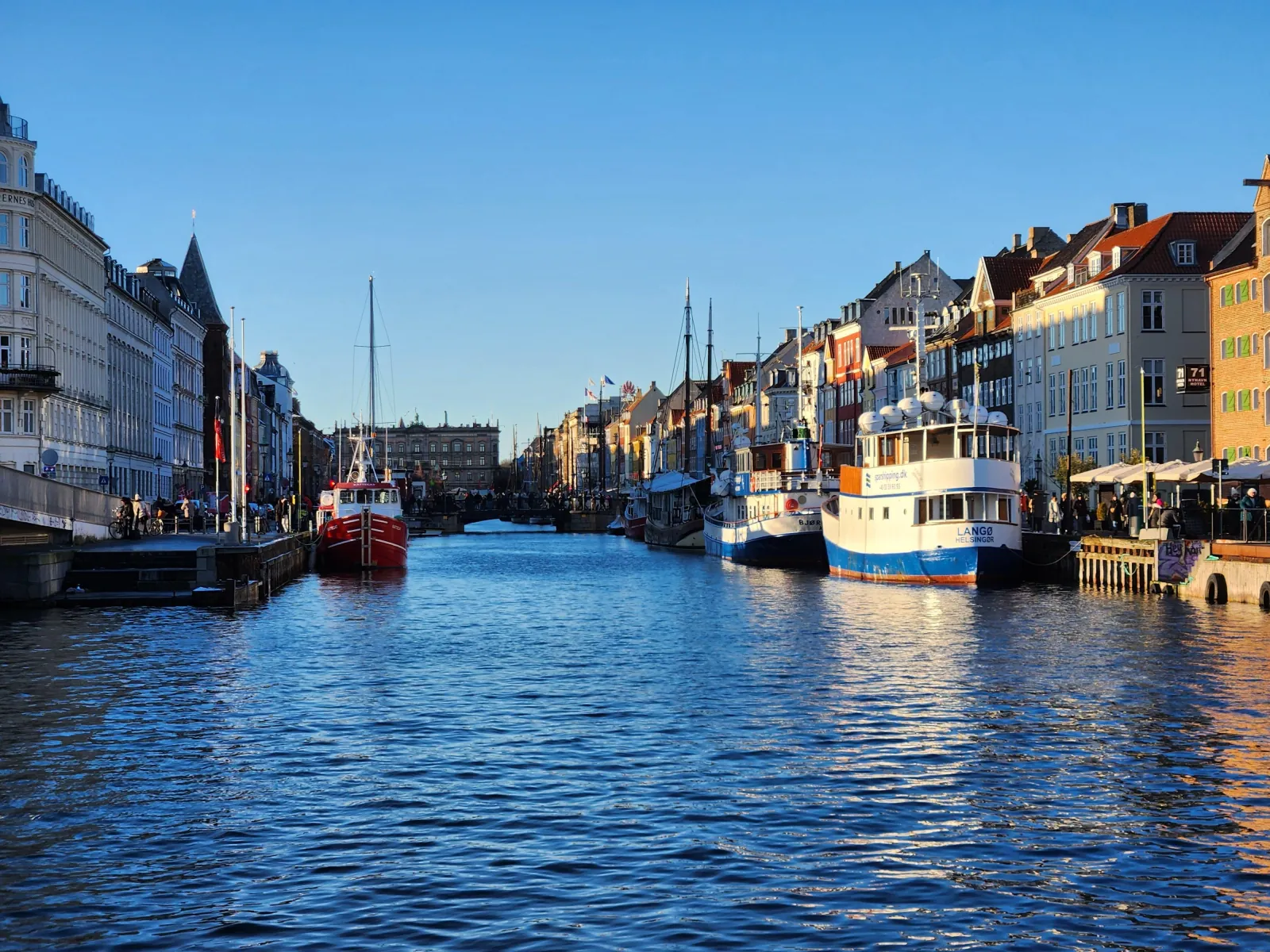 Nyhavn seen from the harbour ferry